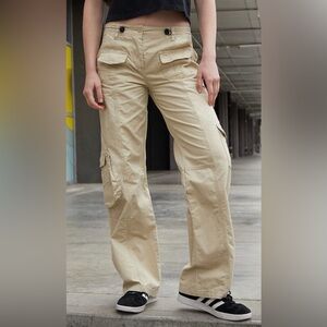 John Galt Beige Kim Cargo Pants
